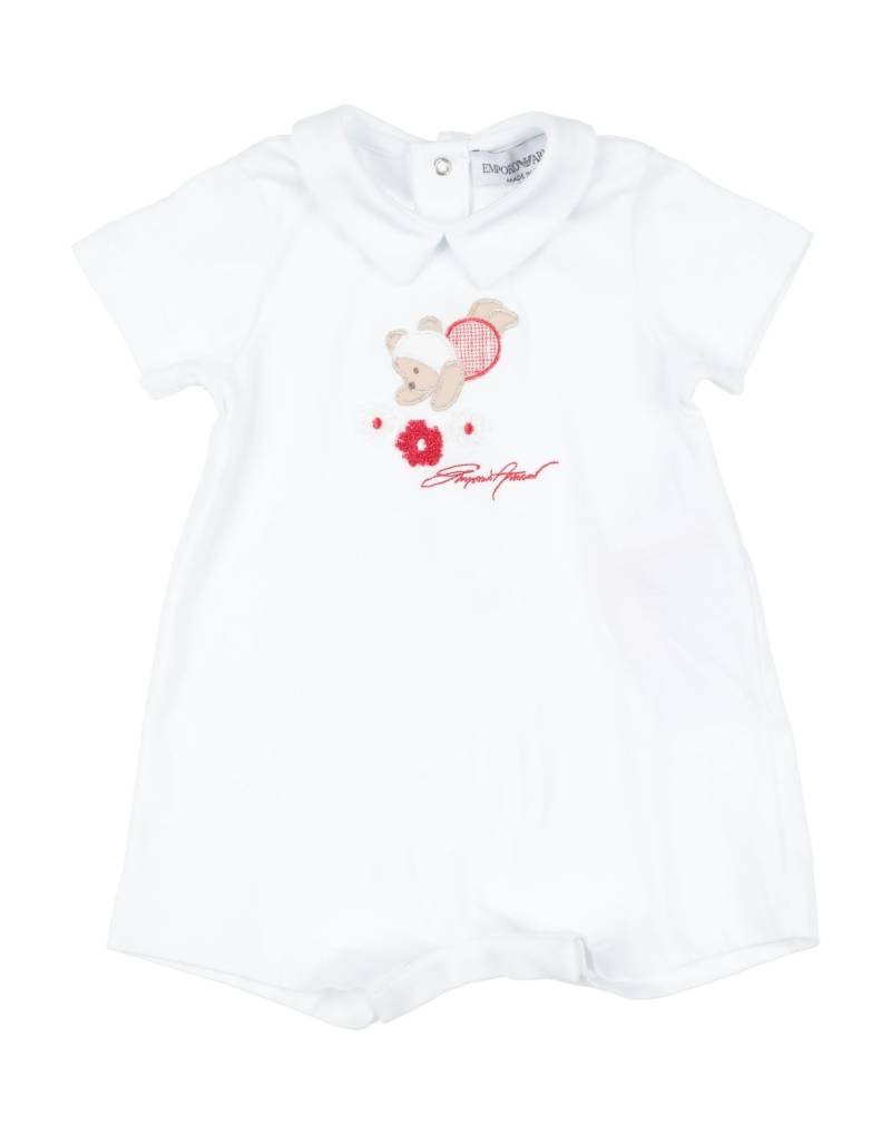 EMPORIO ARMANI Strampelanzug Kinder Off white von EMPORIO ARMANI