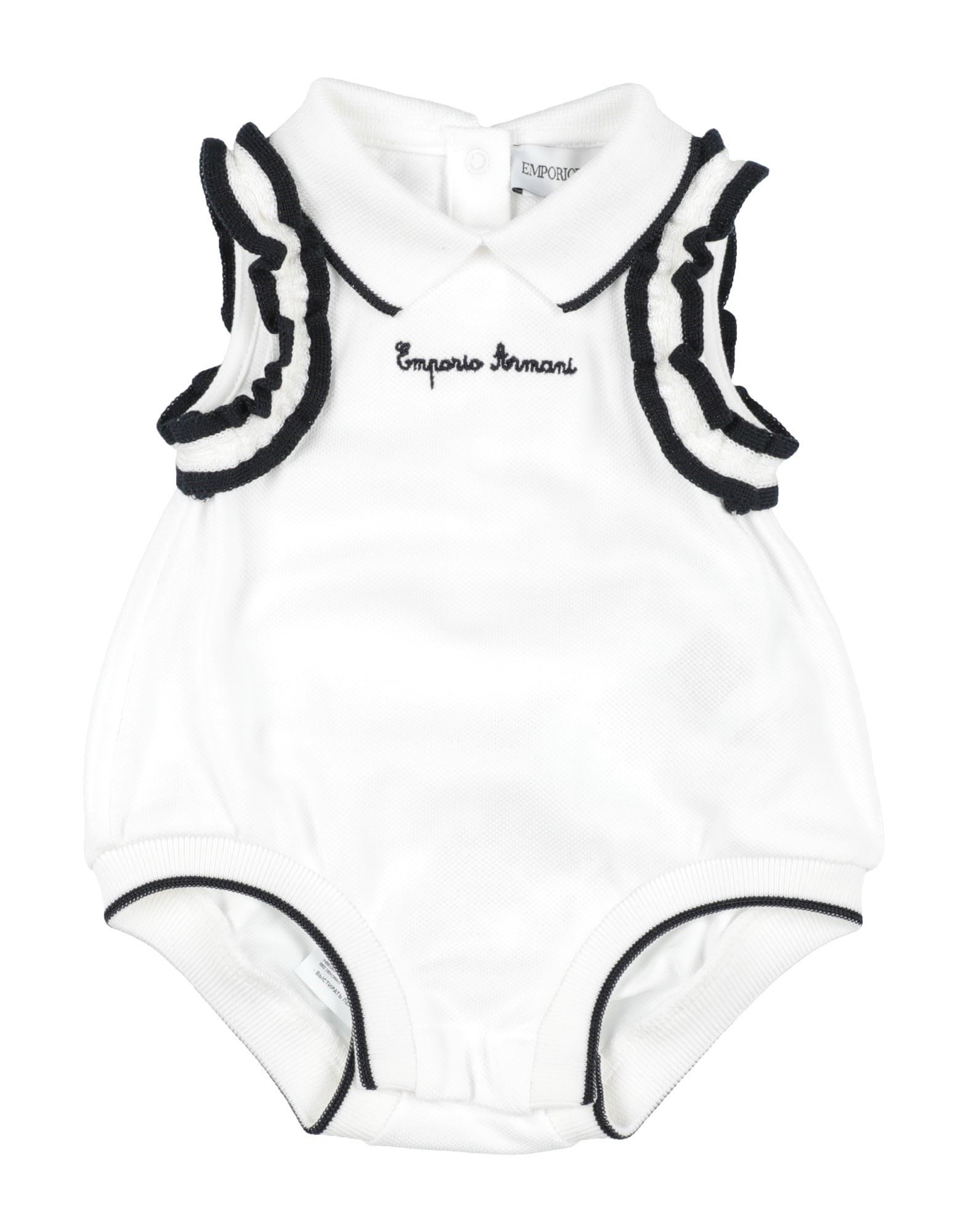 EMPORIO ARMANI Strampelanzug Kinder Weiß EMPORIO ARMANI Strampelanzug Kinder Weiß von EMPORIO ARMANI