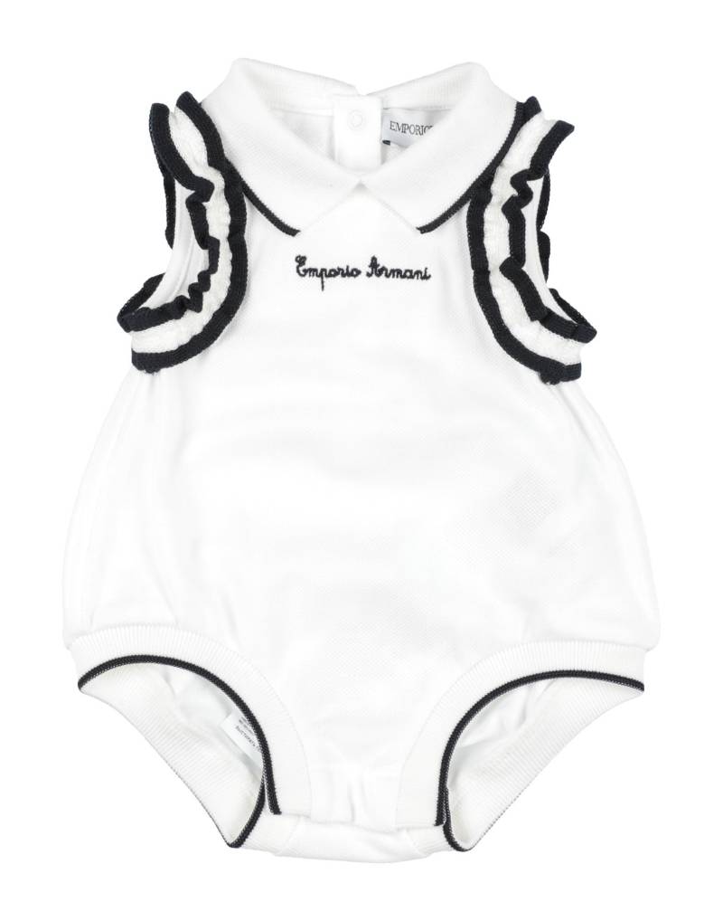 EMPORIO ARMANI Strampelanzug Kinder Weiß von EMPORIO ARMANI