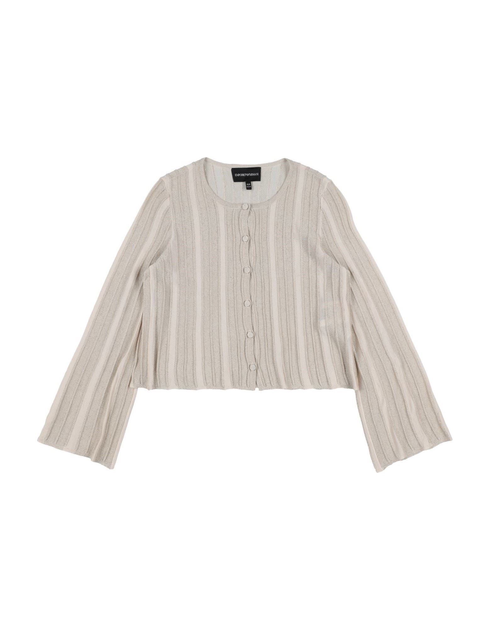 EMPORIO ARMANI Strickjacke Kinder Beige von EMPORIO ARMANI