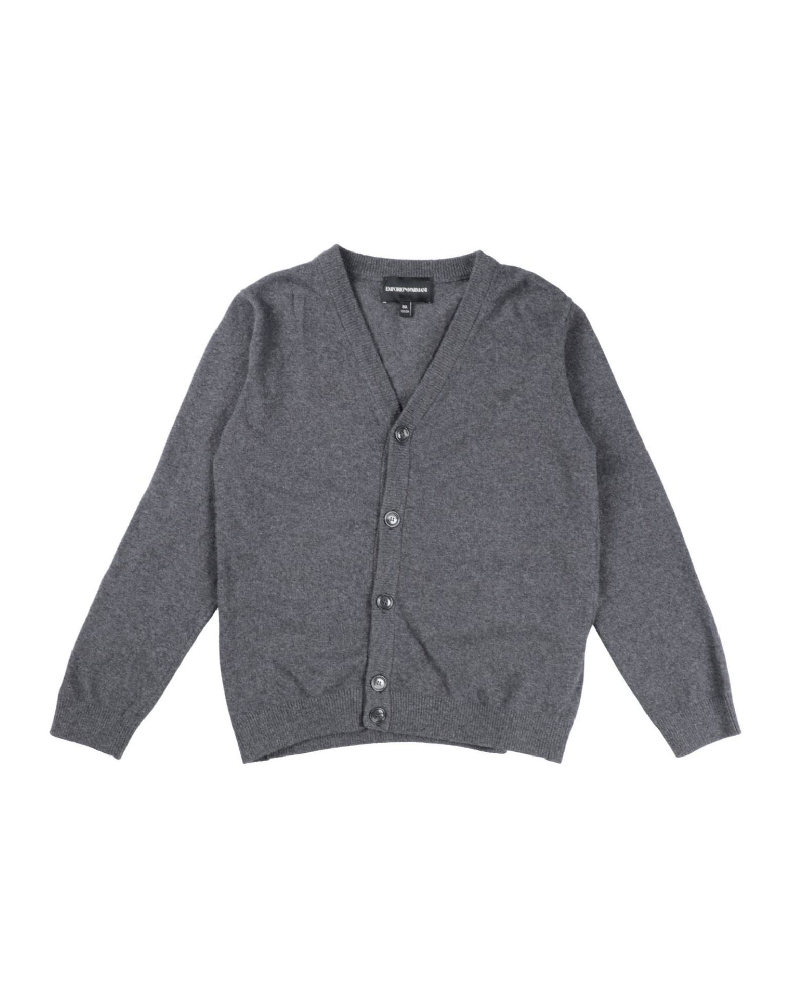 EMPORIO ARMANI Strickjacke Kinder Grau von EMPORIO ARMANI