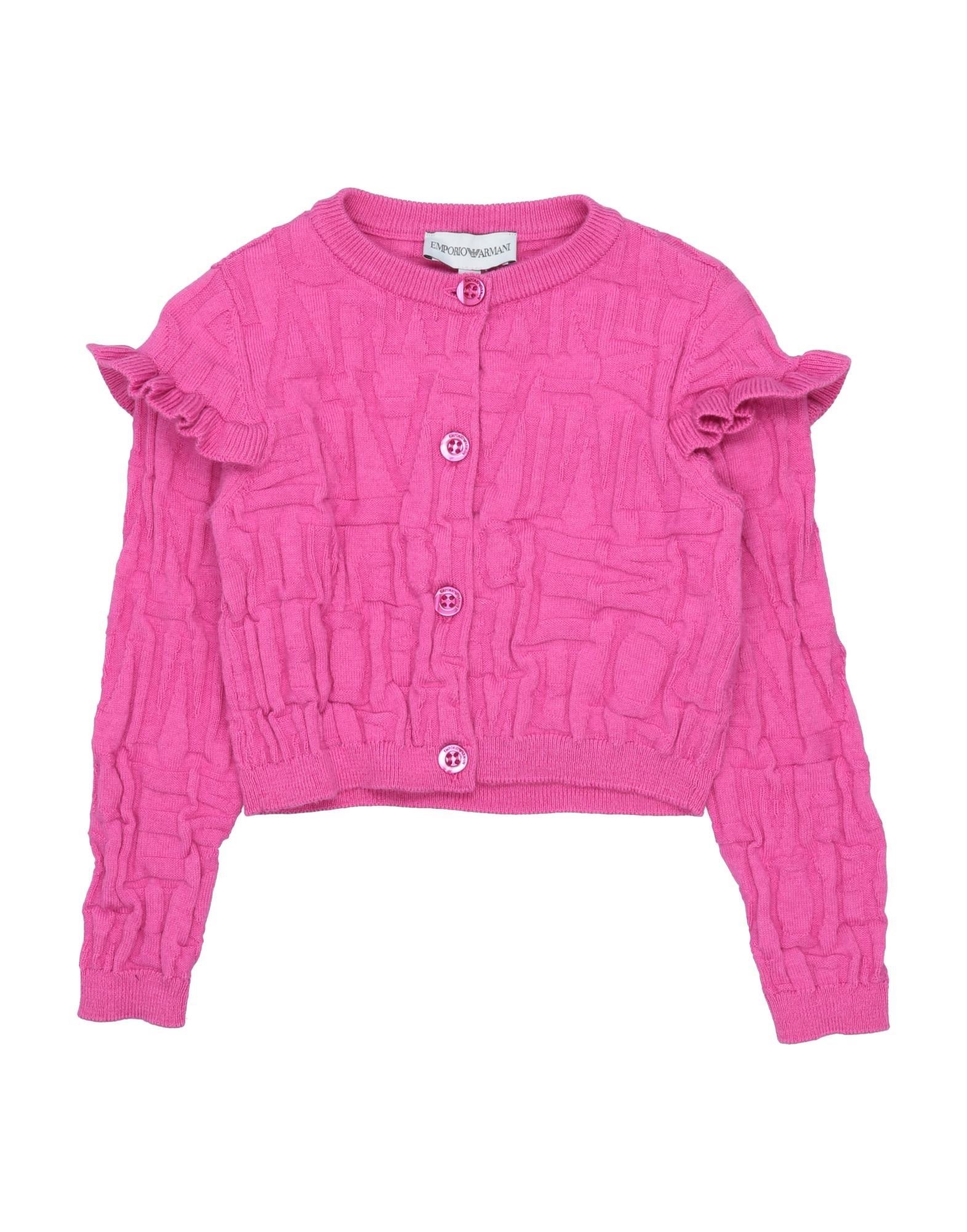 EMPORIO ARMANI Strickjacke Kinder Rosa von EMPORIO ARMANI