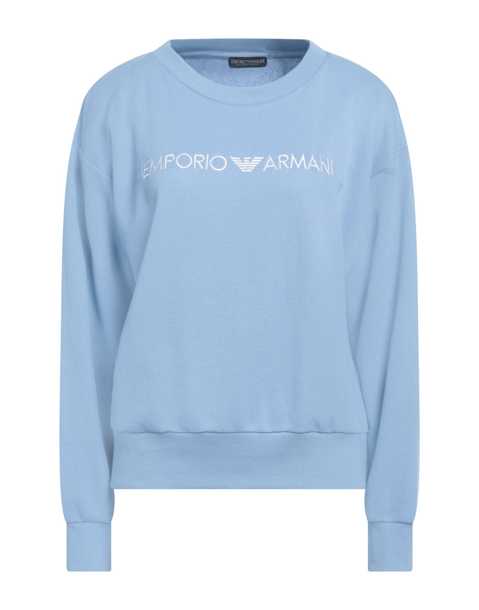 EMPORIO ARMANI Sweatshirt Damen Azurblau von EMPORIO ARMANI