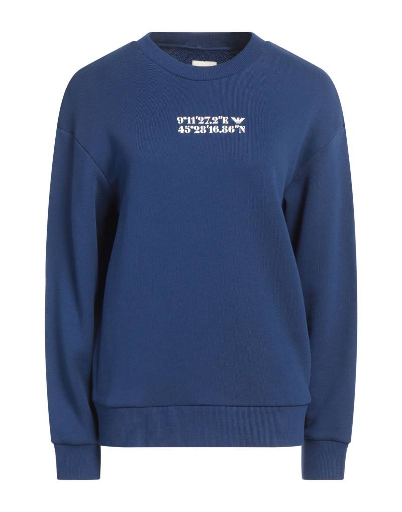 EMPORIO ARMANI Sweatshirt Damen Blau von EMPORIO ARMANI