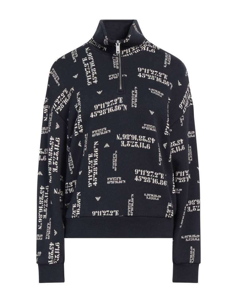 EMPORIO ARMANI Sweatshirt Damen Blau von EMPORIO ARMANI