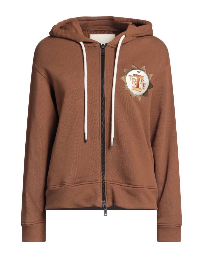 EMPORIO ARMANI Sweatshirt Damen Braun von EMPORIO ARMANI