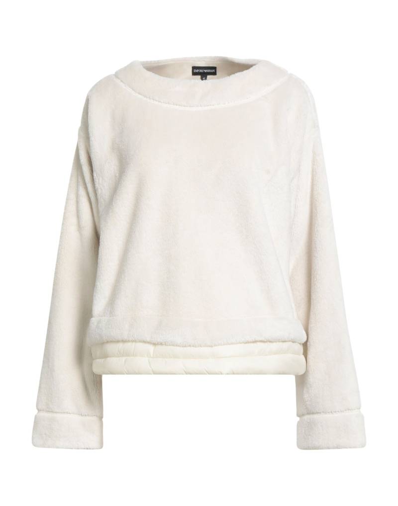 EMPORIO ARMANI Sweatshirt Damen Elfenbein von EMPORIO ARMANI
