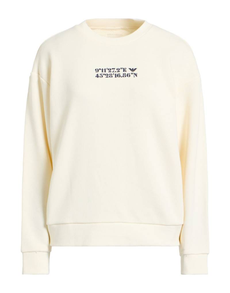 EMPORIO ARMANI Sweatshirt Damen Elfenbein von EMPORIO ARMANI