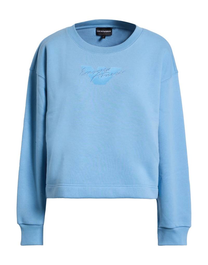 EMPORIO ARMANI Sweatshirt Damen Hellblau von EMPORIO ARMANI