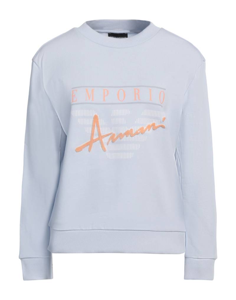 EMPORIO ARMANI Sweatshirt Damen Himmelblau von EMPORIO ARMANI