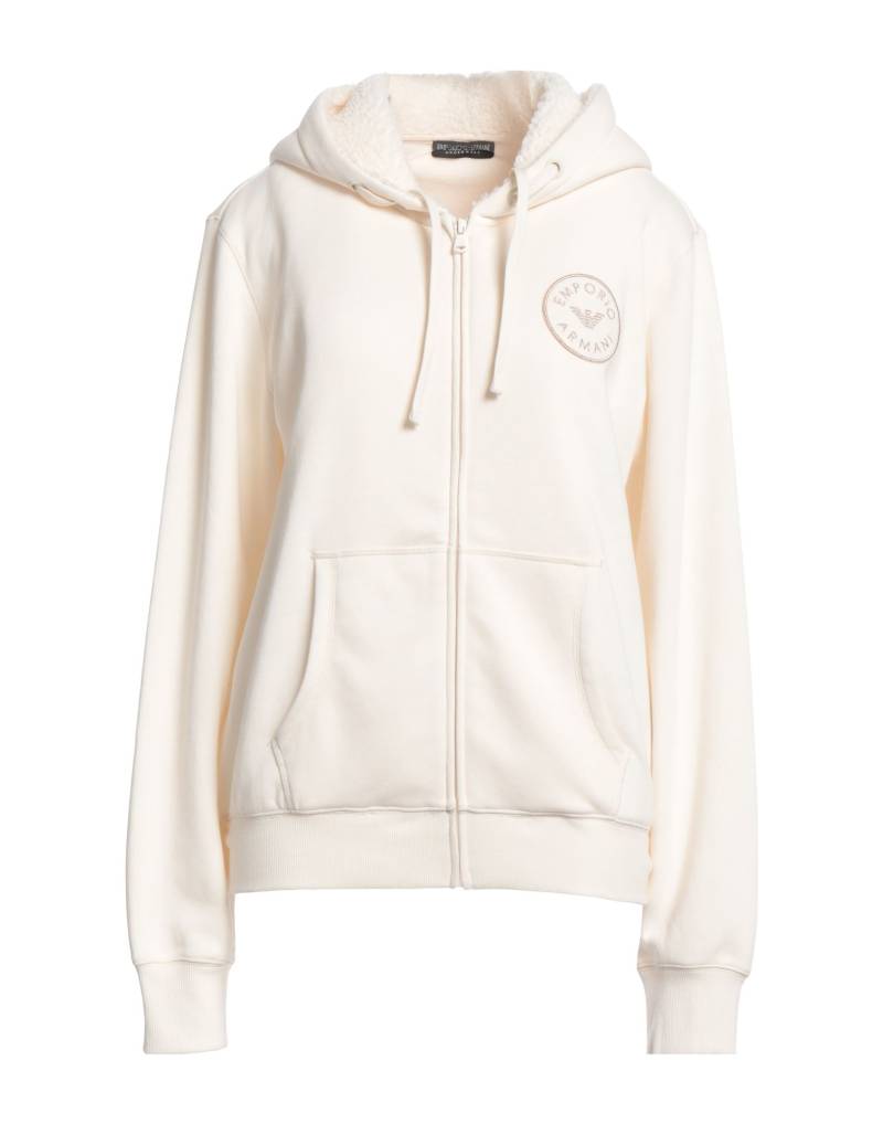 EMPORIO ARMANI Sweatshirt Damen Off white von EMPORIO ARMANI