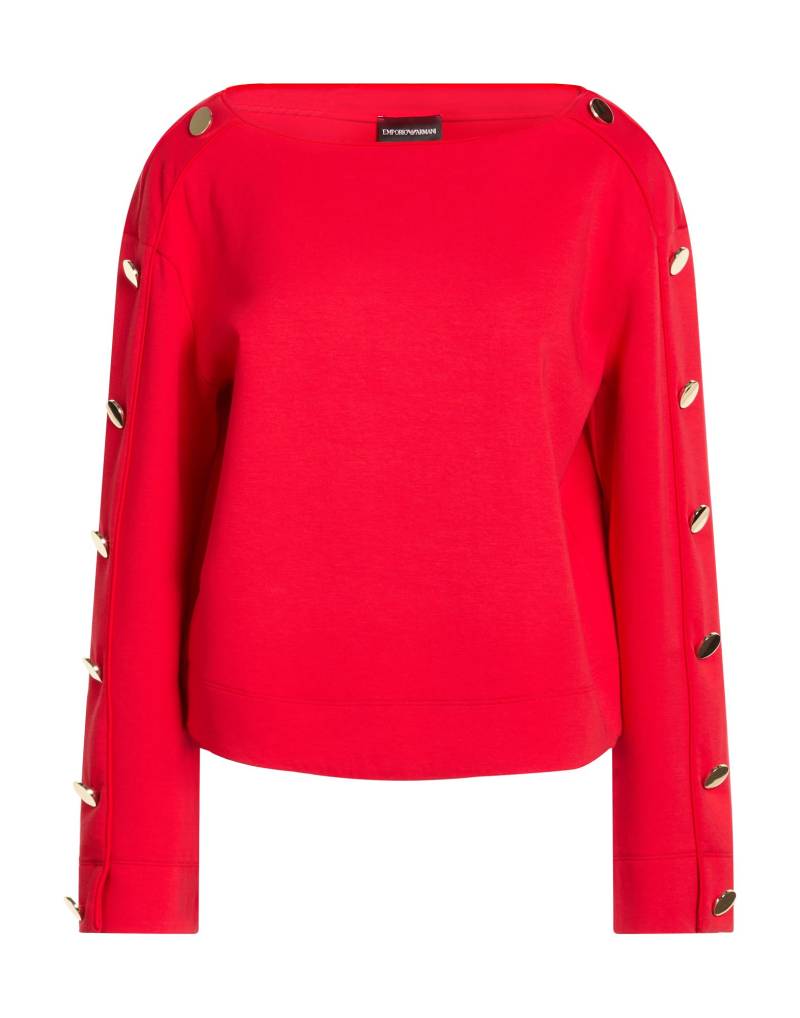 EMPORIO ARMANI Sweatshirt Damen Rot von EMPORIO ARMANI