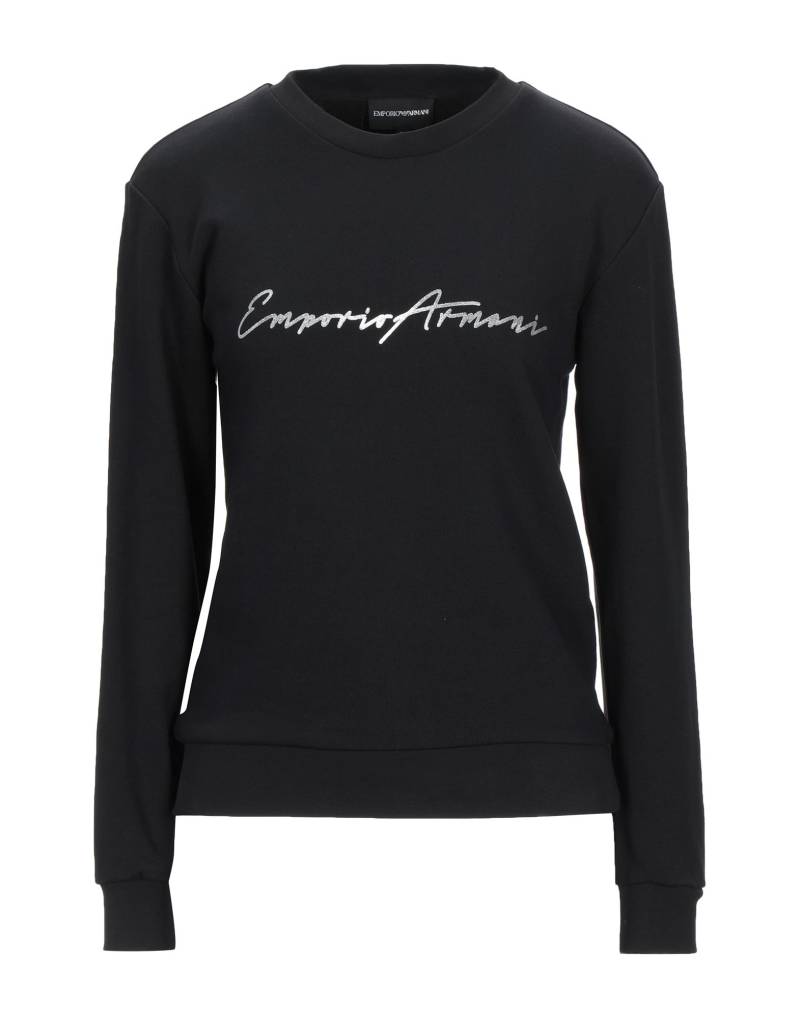 EMPORIO ARMANI Sweatshirt Damen Schwarz von EMPORIO ARMANI