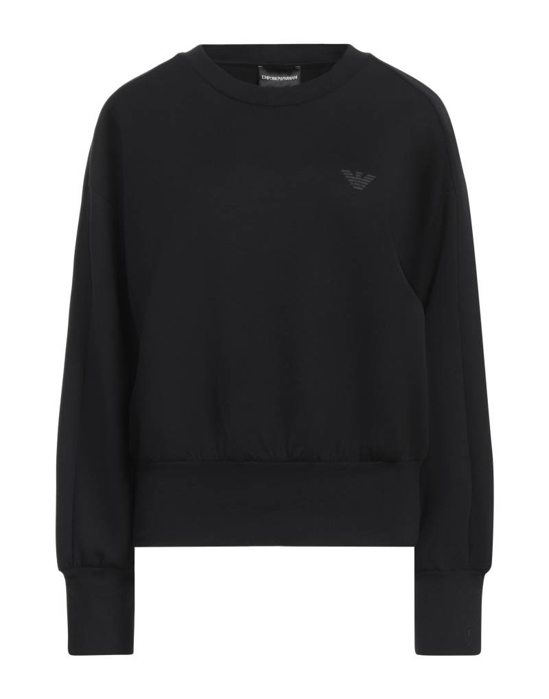 EMPORIO ARMANI Sweatshirt Damen Schwarz von EMPORIO ARMANI