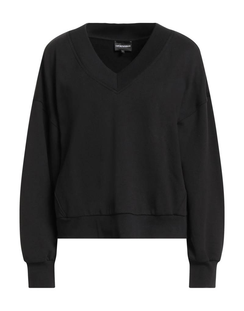 EMPORIO ARMANI Sweatshirt Damen Schwarz von EMPORIO ARMANI
