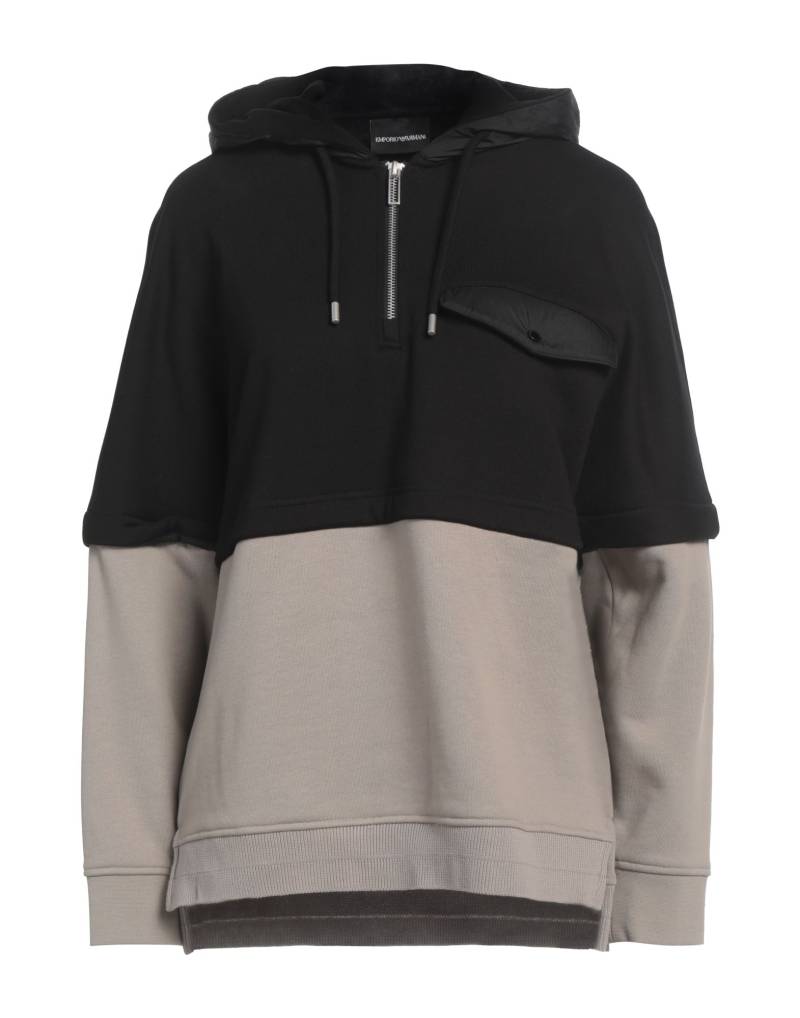 EMPORIO ARMANI Sweatshirt Damen Schwarz von EMPORIO ARMANI