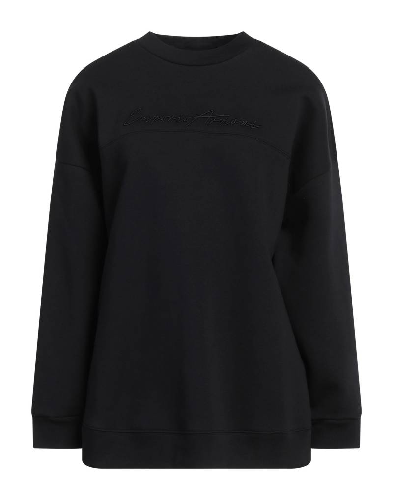 EMPORIO ARMANI Sweatshirt Damen Schwarz von EMPORIO ARMANI