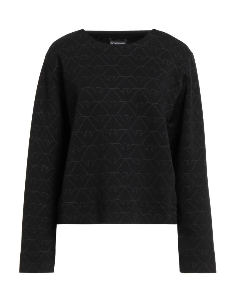 EMPORIO ARMANI Sweatshirt Damen Schwarz von EMPORIO ARMANI