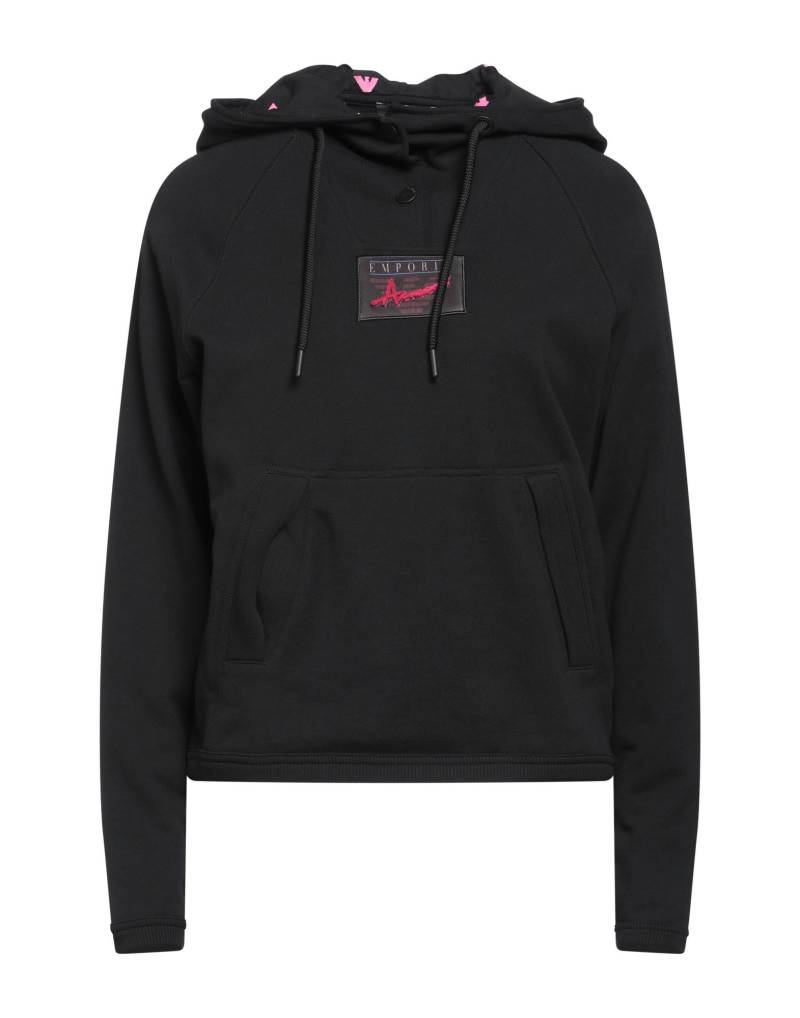 EMPORIO ARMANI Sweatshirt Damen Schwarz von EMPORIO ARMANI