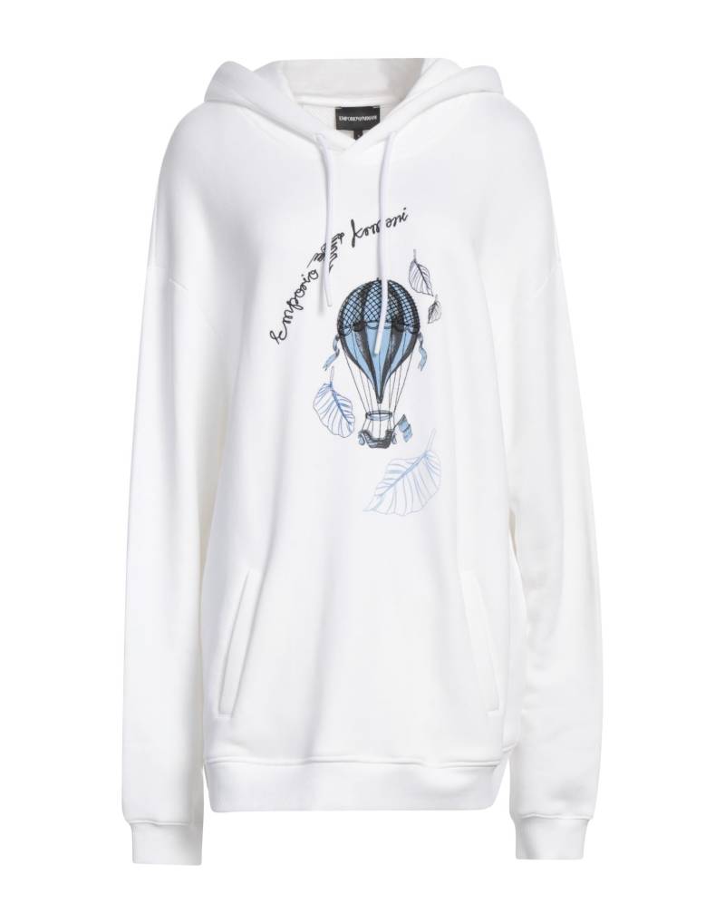 EMPORIO ARMANI Sweatshirt Damen Weiß von EMPORIO ARMANI