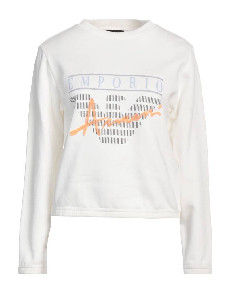 EMPORIO ARMANI Sweatshirt Damen Weiß von EMPORIO ARMANI