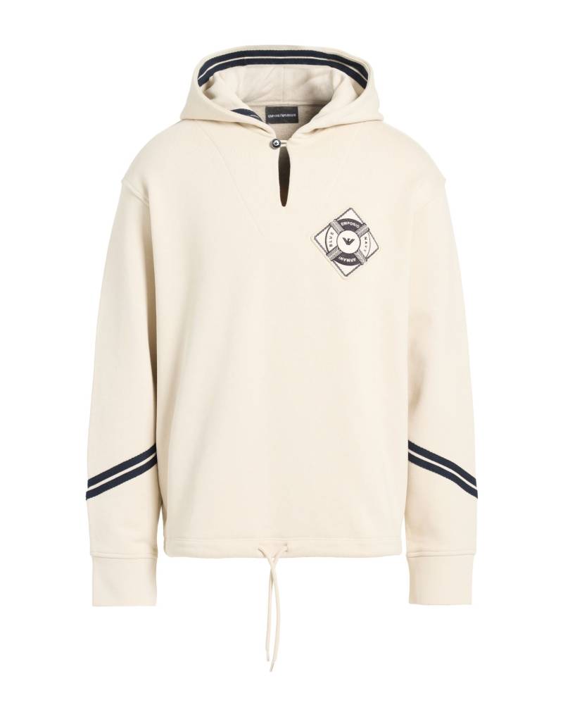 EMPORIO ARMANI Sweatshirt Herren Beige von EMPORIO ARMANI