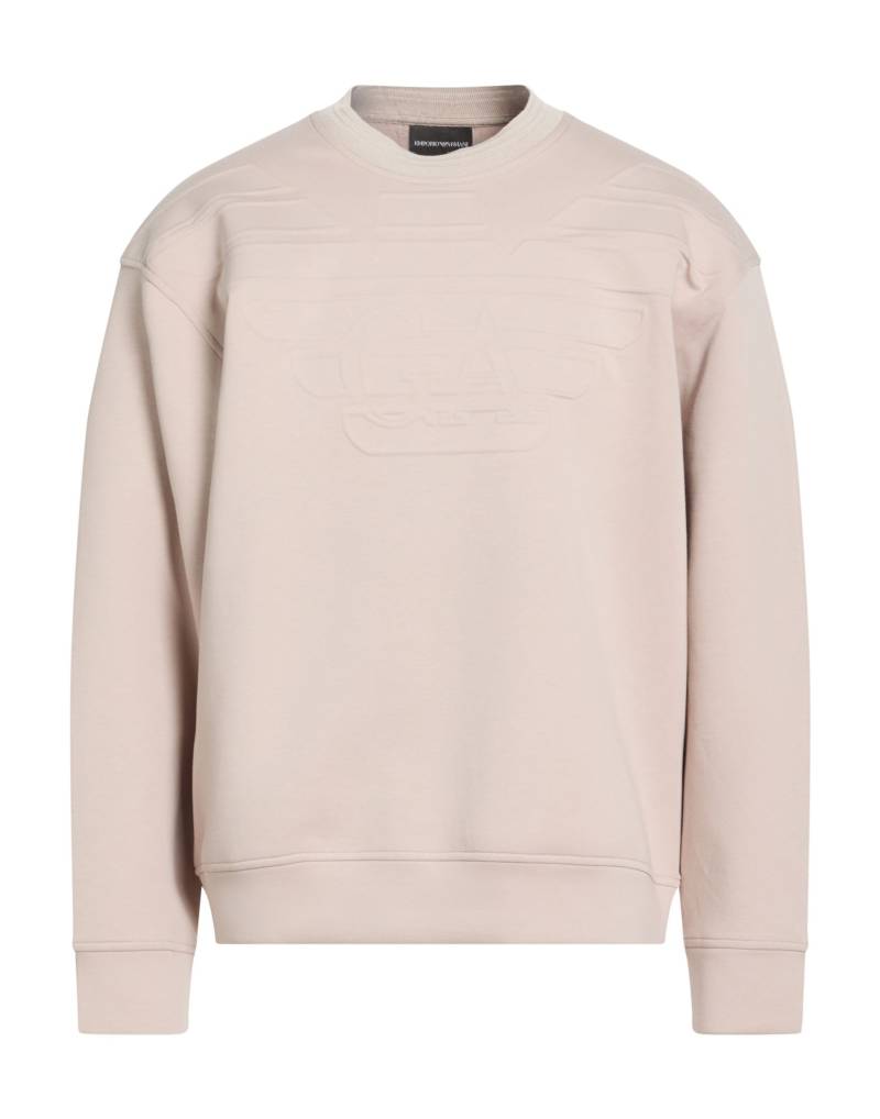 EMPORIO ARMANI Sweatshirt Herren Beige von EMPORIO ARMANI