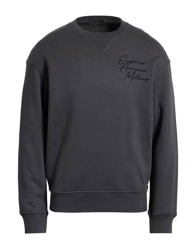 EMPORIO ARMANI Sweatshirt Herren Blei von EMPORIO ARMANI