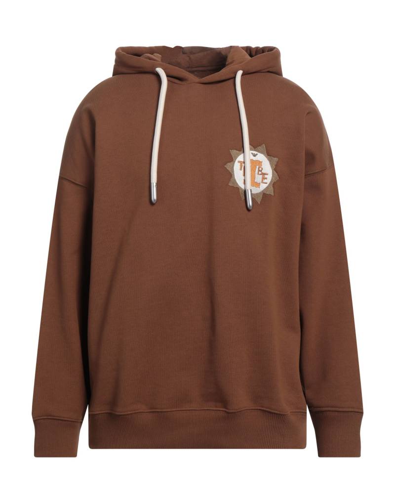 EMPORIO ARMANI Sweatshirt Herren Braun von EMPORIO ARMANI