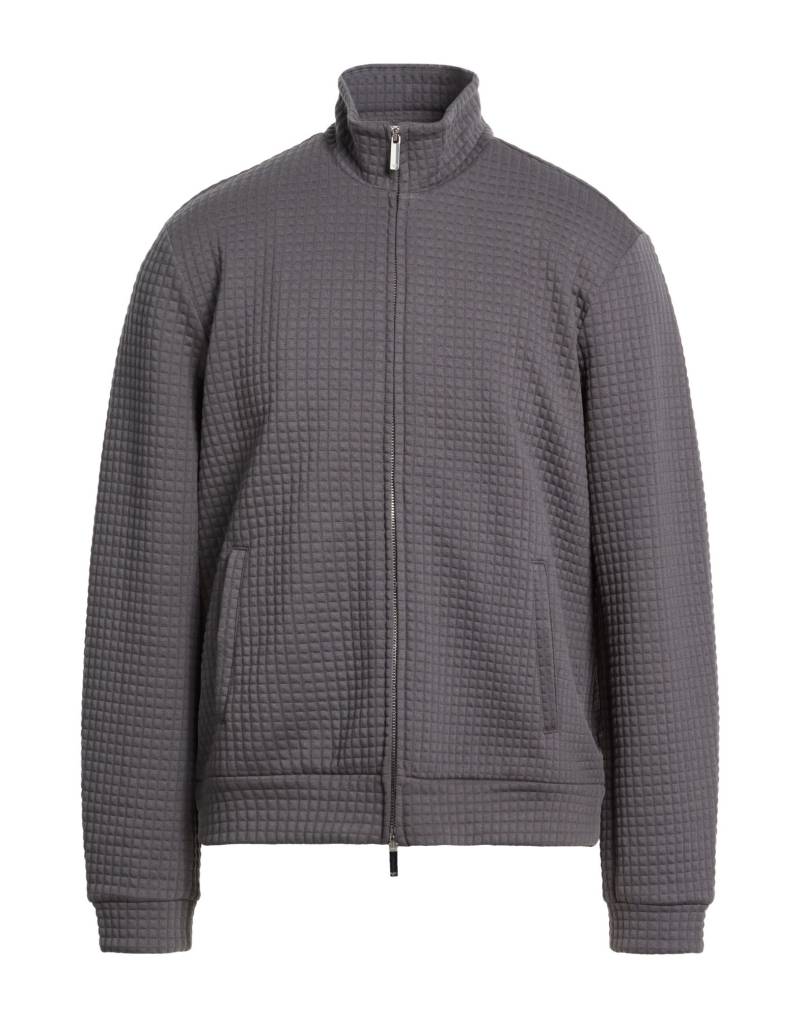 EMPORIO ARMANI Sweatshirt Herren Braungrau von EMPORIO ARMANI