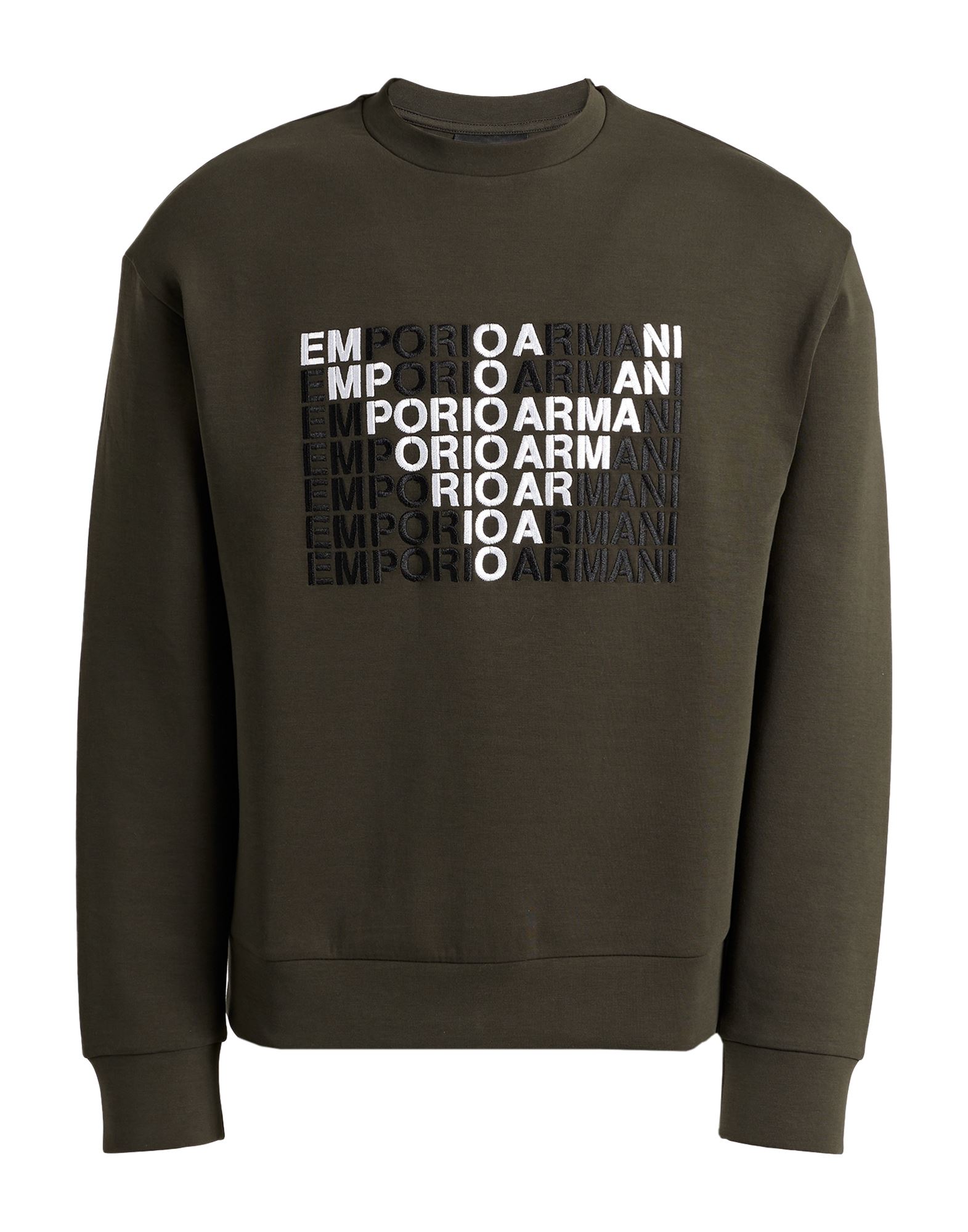 EMPORIO ARMANI Sweatshirt Herren Dunkelgrün von EMPORIO ARMANI