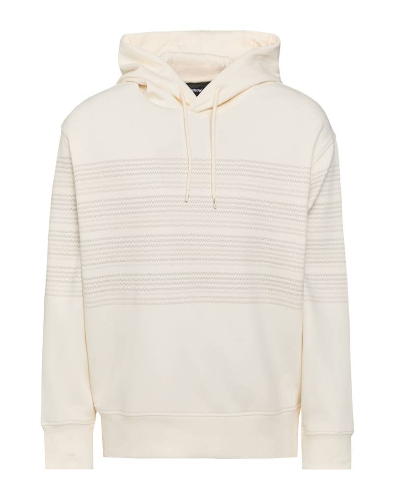 EMPORIO ARMANI Sweatshirt Herren Elfenbein von EMPORIO ARMANI