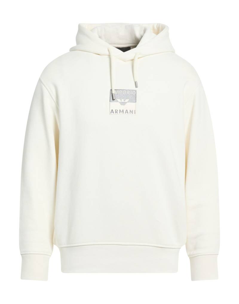 EMPORIO ARMANI Sweatshirt Herren Elfenbein von EMPORIO ARMANI