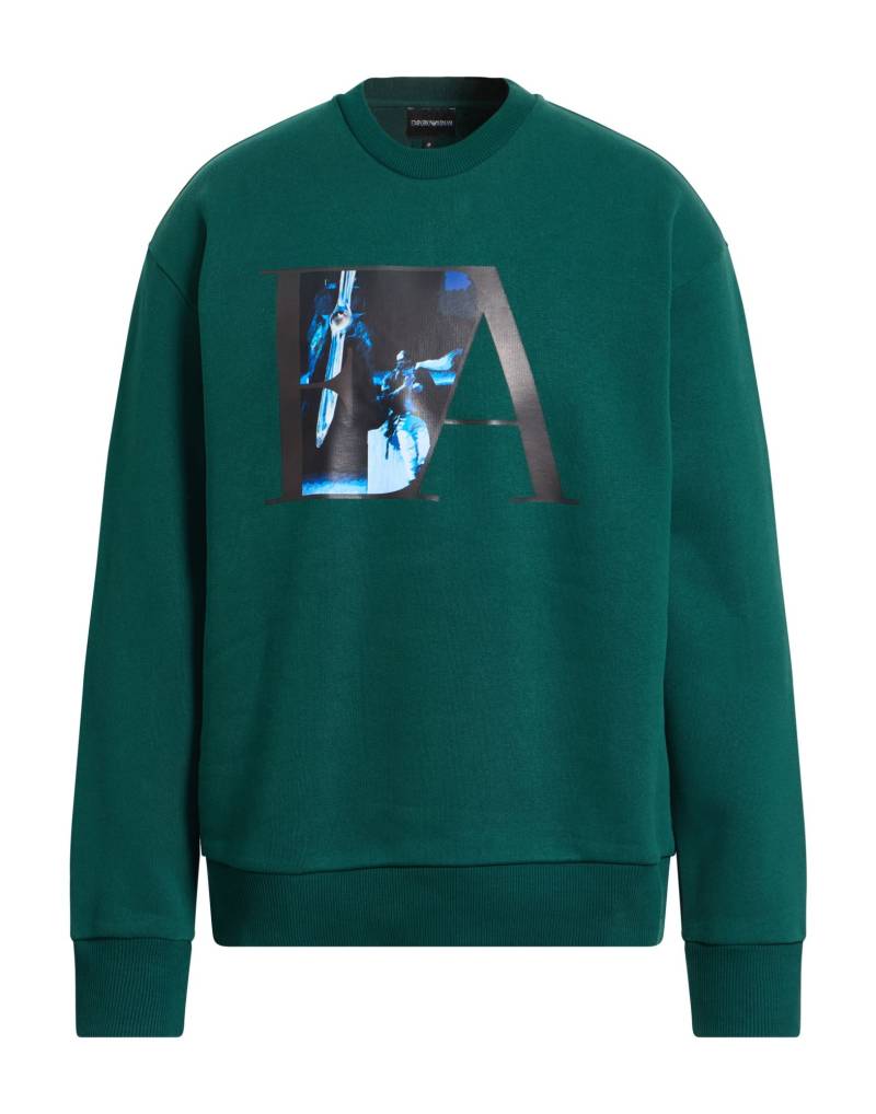 EMPORIO ARMANI Sweatshirt Herren Grün von EMPORIO ARMANI