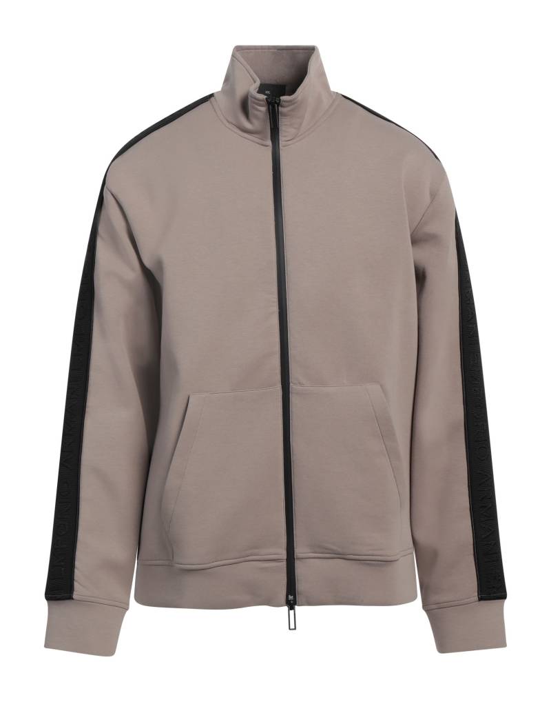 EMPORIO ARMANI Sweatshirt Herren Hellbraun von EMPORIO ARMANI