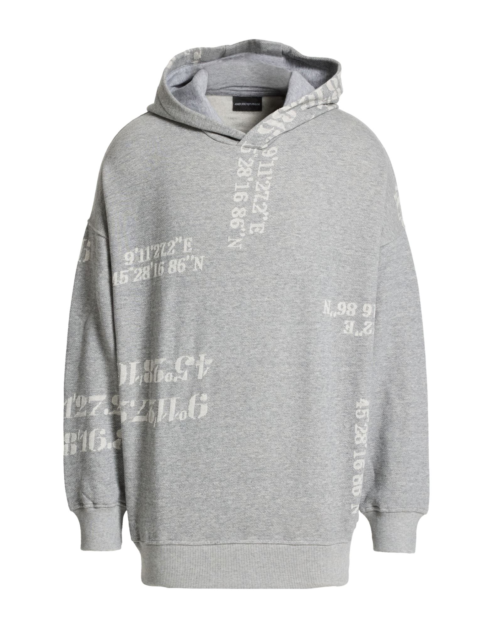 EMPORIO ARMANI Sweatshirt Herren Hellgrau EMPORIO ARMANI Sweatshirt Herren Hellgrau von EMPORIO ARMANI