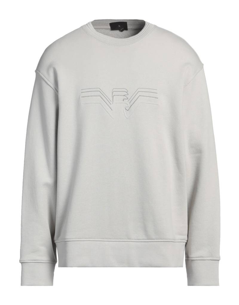EMPORIO ARMANI Sweatshirt Herren Hellgrau von EMPORIO ARMANI