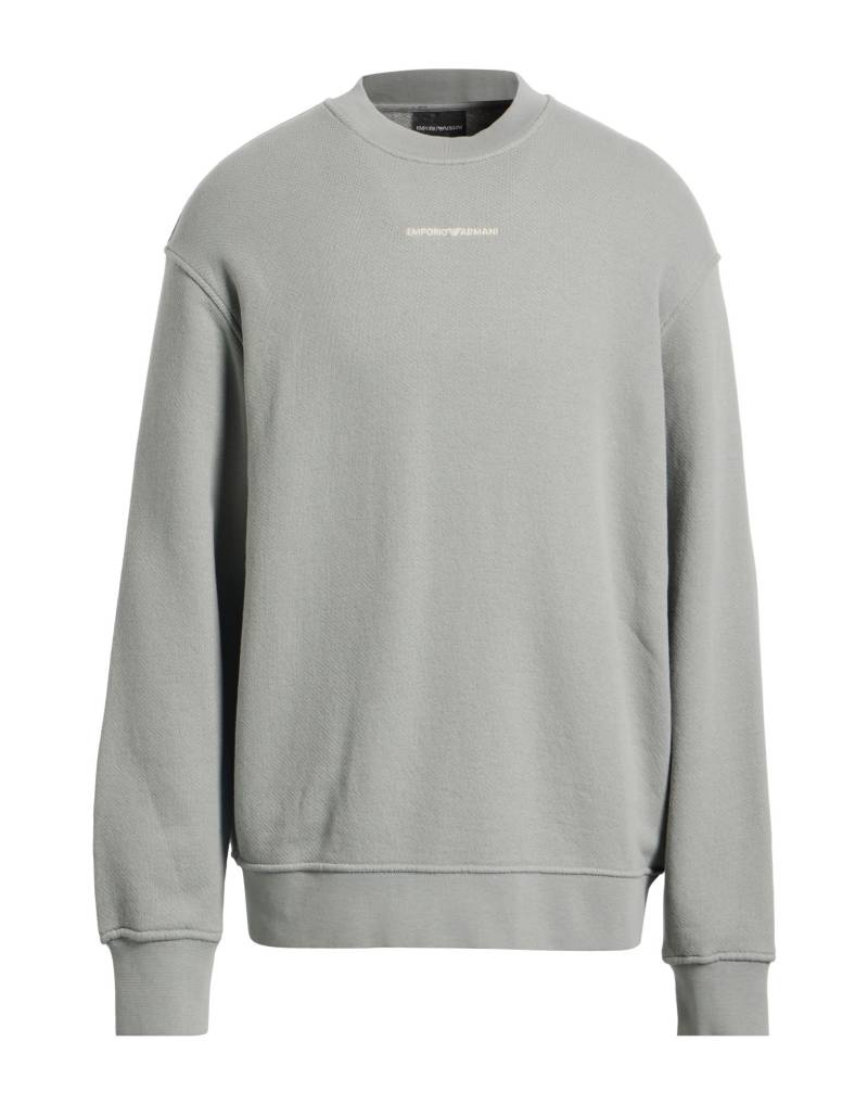 EMPORIO ARMANI Sweatshirt Herren Hellgrau von EMPORIO ARMANI