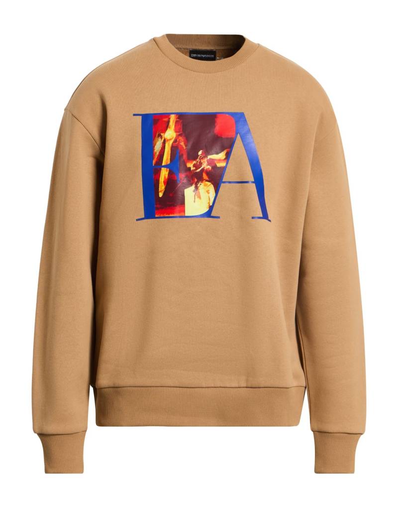 EMPORIO ARMANI Sweatshirt Herren Kamel von EMPORIO ARMANI