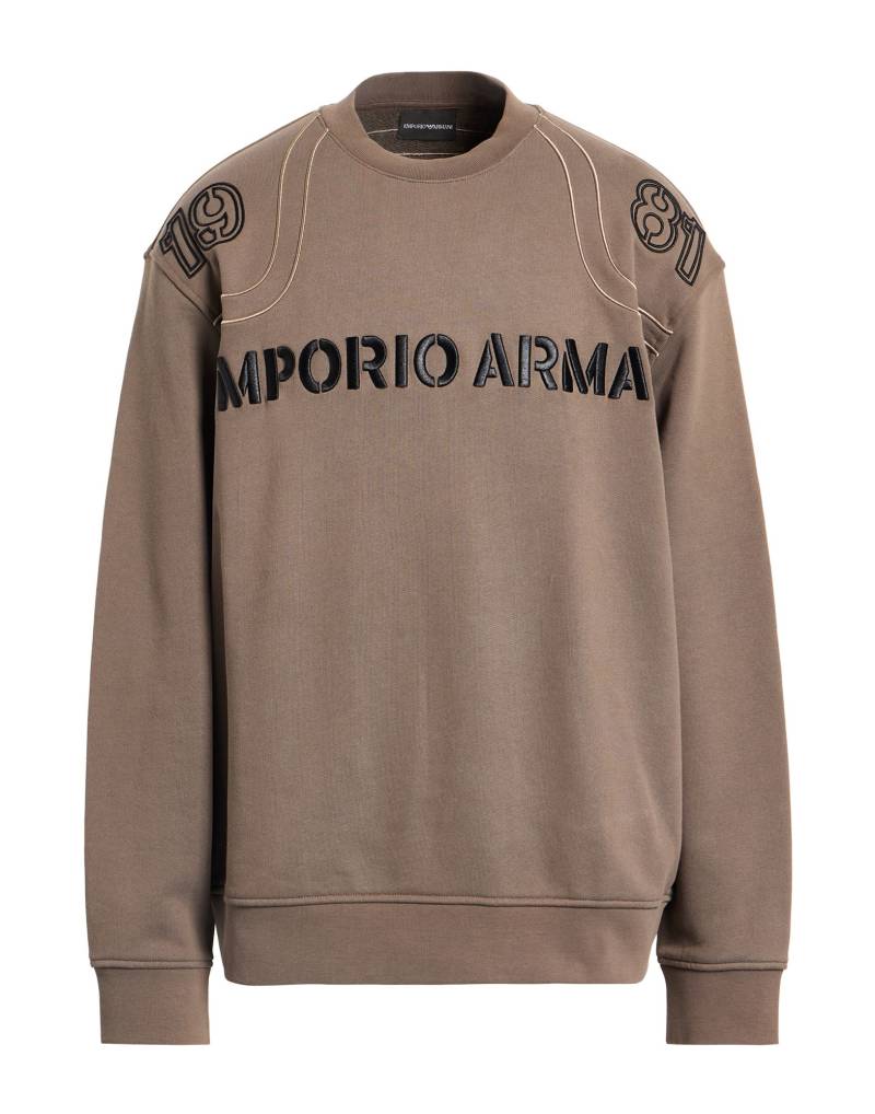 EMPORIO ARMANI Sweatshirt Herren Khaki von EMPORIO ARMANI