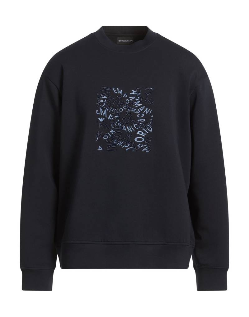 EMPORIO ARMANI Sweatshirt Herren Marineblau von EMPORIO ARMANI