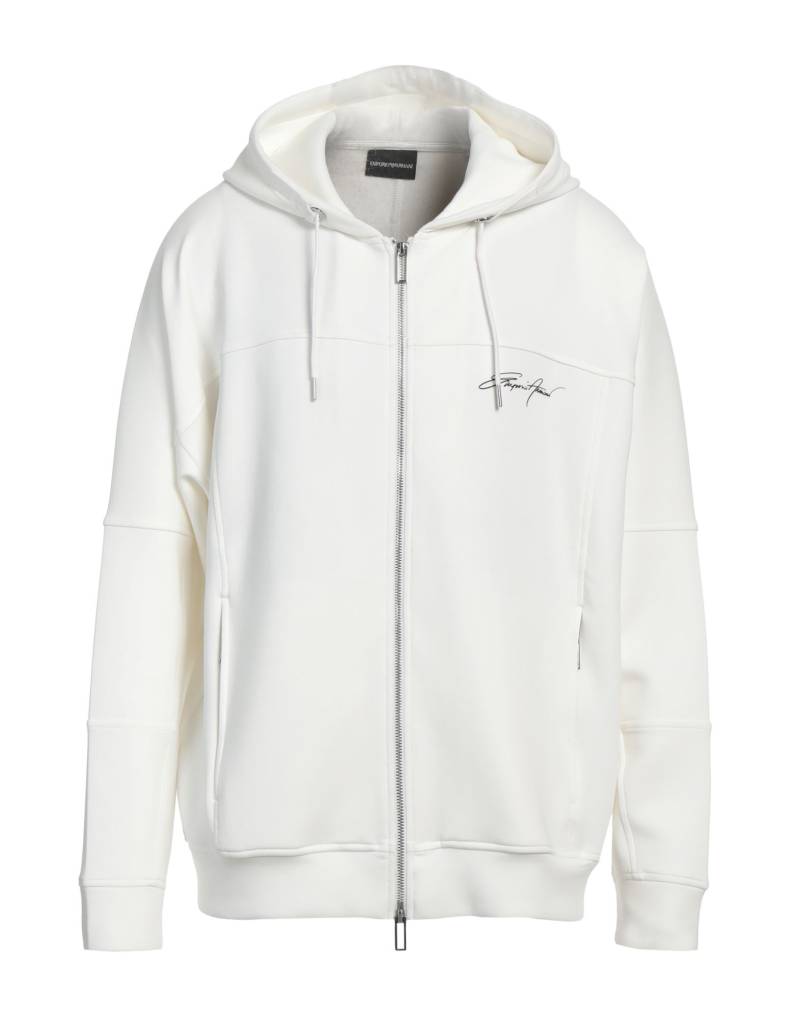 EMPORIO ARMANI Sweatshirt Herren Off white von EMPORIO ARMANI