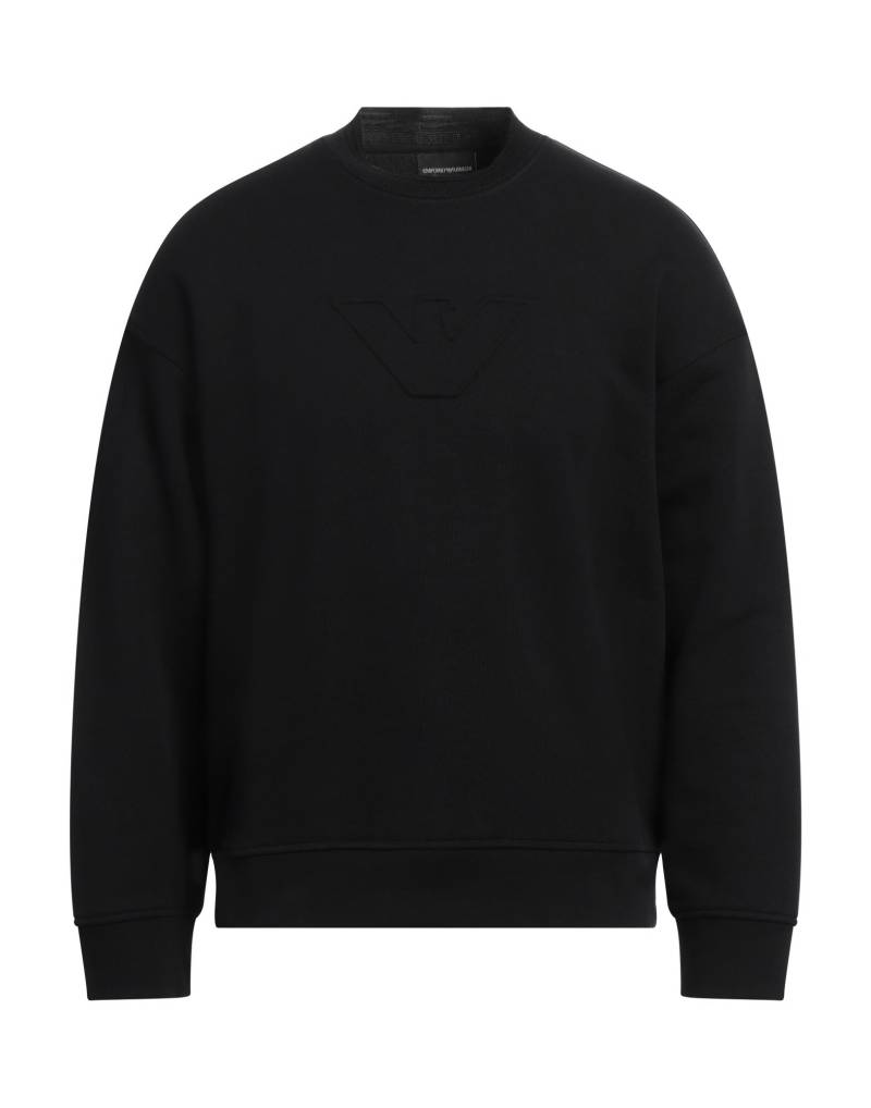 EMPORIO ARMANI Sweatshirt Herren Schwarz von EMPORIO ARMANI