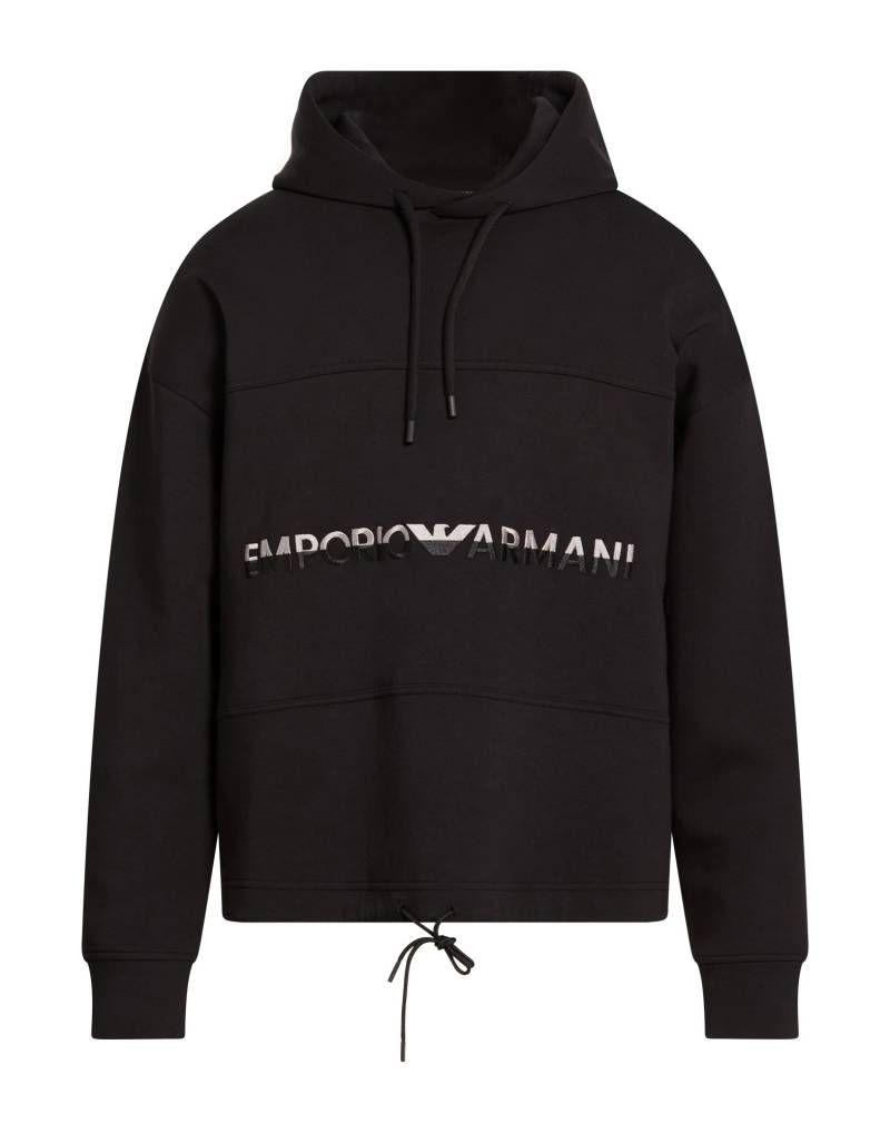 EMPORIO ARMANI Sweatshirt Herren Schwarz von EMPORIO ARMANI