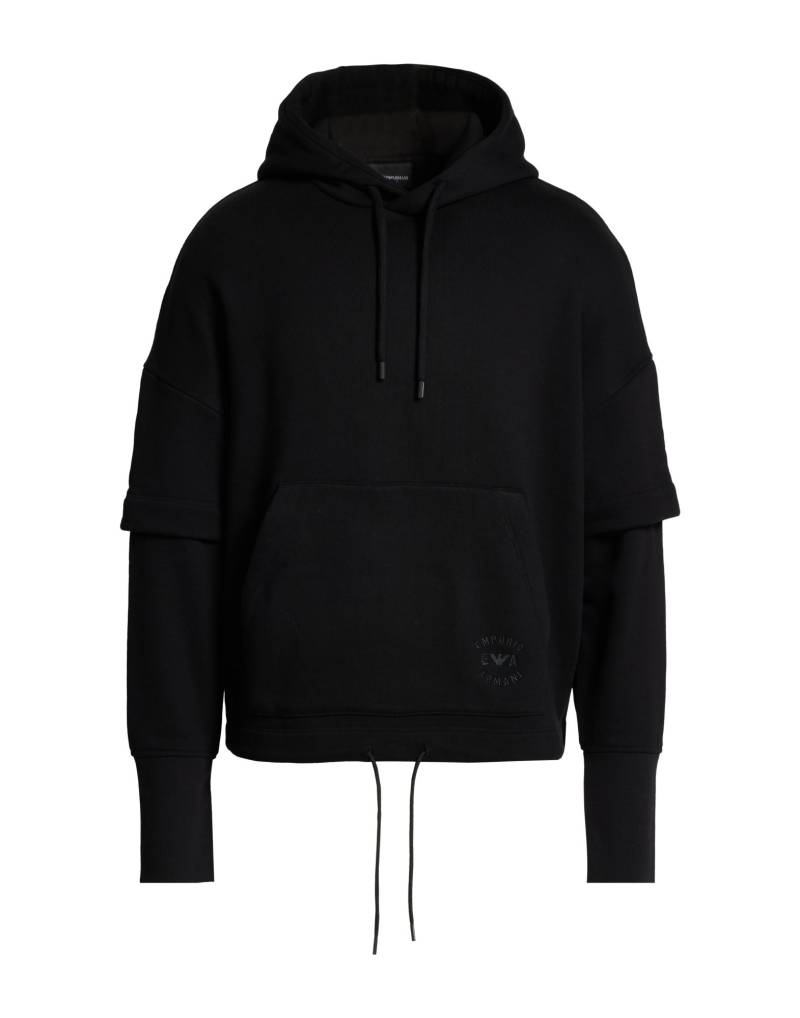 EMPORIO ARMANI Sweatshirt Herren Schwarz von EMPORIO ARMANI