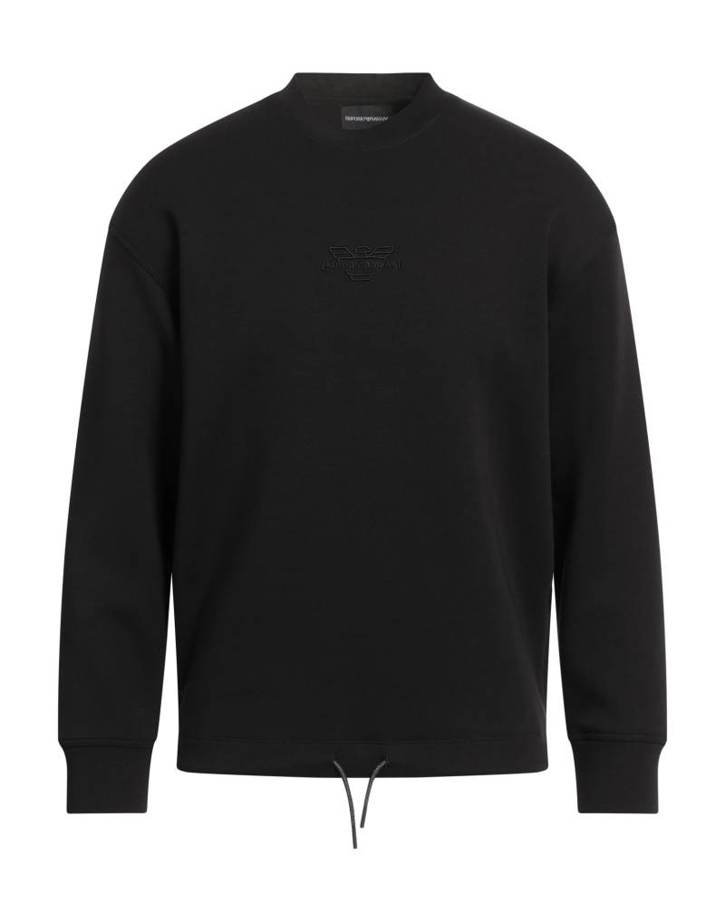 EMPORIO ARMANI Sweatshirt Herren Schwarz von EMPORIO ARMANI