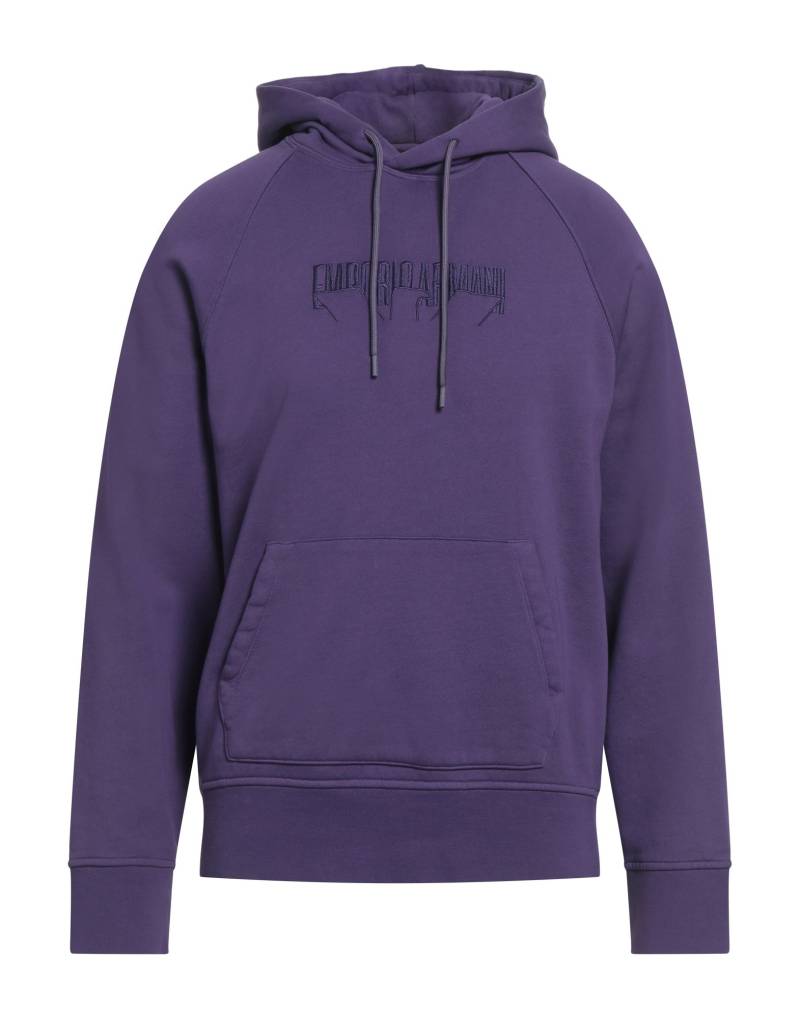 EMPORIO ARMANI Sweatshirt Herren Violett von EMPORIO ARMANI