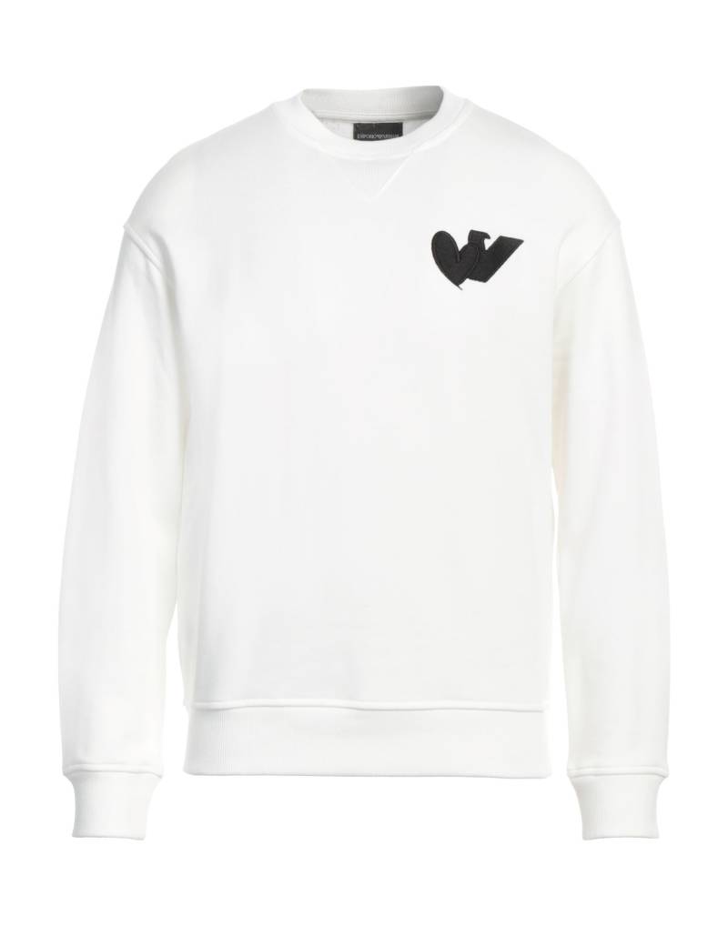 EMPORIO ARMANI Sweatshirt Herren Weiß von EMPORIO ARMANI