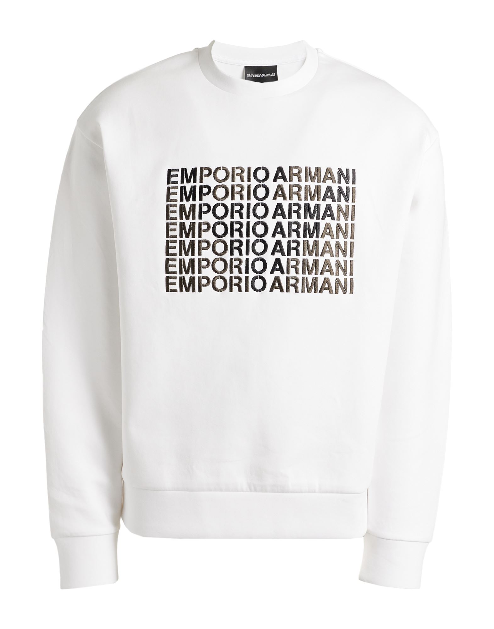 EMPORIO ARMANI Sweatshirt Herren Weiß von EMPORIO ARMANI