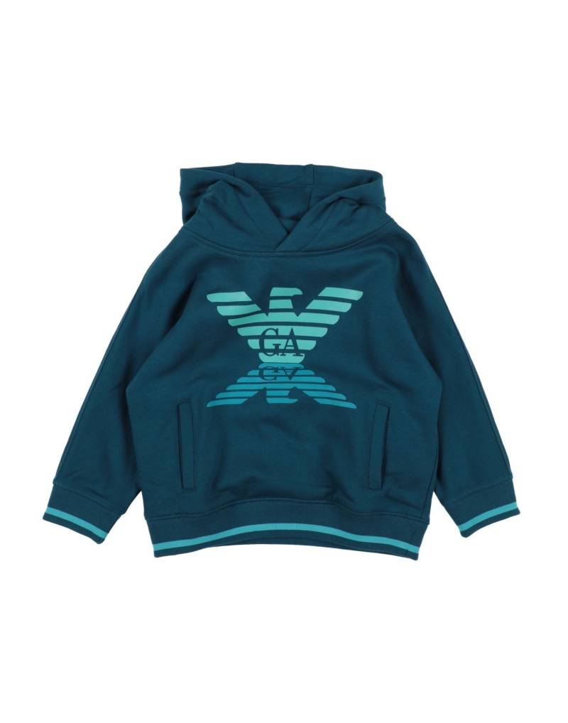 EMPORIO ARMANI Sweatshirt Kinder Aquamarin von EMPORIO ARMANI